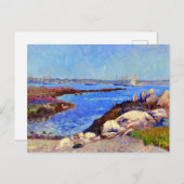 NHアート素晴らしハーバー絵画ポーツマス ポストカード (正面/裏面)