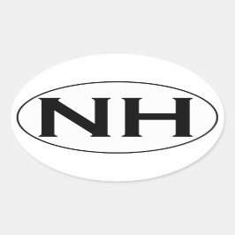 NHオーバルロゴ 楕円形シール