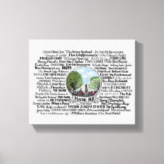 NHキーン – 今すぐ キャンバスプリント (正面)