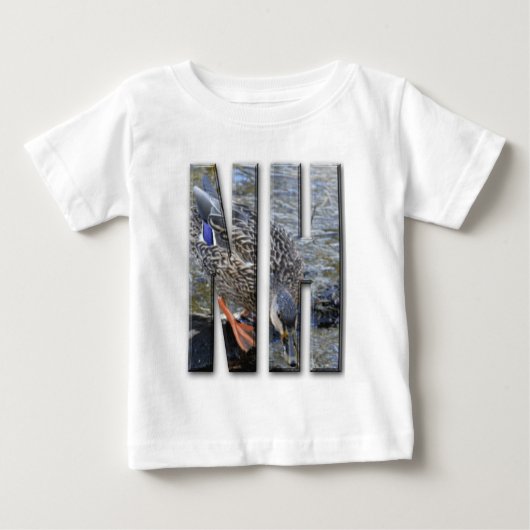 NHニューハンプシャー ベビーTシャツ (正面)