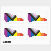 NHプログレスフラグ 長方形シール (シート)