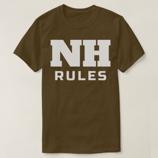 NHルールニューハンプシャープライド Tシャツ (デザイン正面)