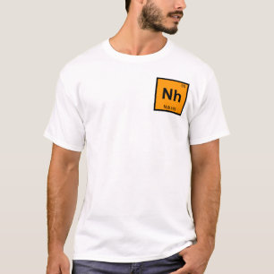 Nh - サンフランシスコ ノブヒル 化学記号 tシャツ