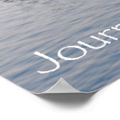 NH,ポーツマスで夜のボートのドッキング ポスター (角)