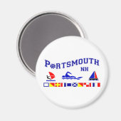 NH,ポーツマス マグネット (正面/裏面)