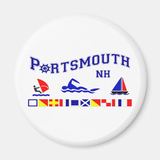 NH,ポーツマス マグネット (正面)