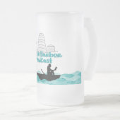 NHPマ霜の降りたグ フロストグラスビールジョッキ (正面右)