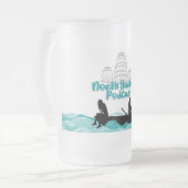 NHPマ霜の降りたグ フロストグラスビールジョッキ (正面左)