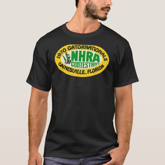 NHRA 1970ガトルナショナルTシャツ Tシャツ (正面)
