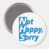 NHS – 幸せじゃない、ごめんね！ マグネット (正面/裏面)