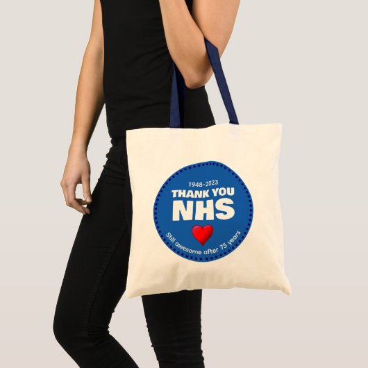 NHS 75年 トートバッグ (正面(商品))
