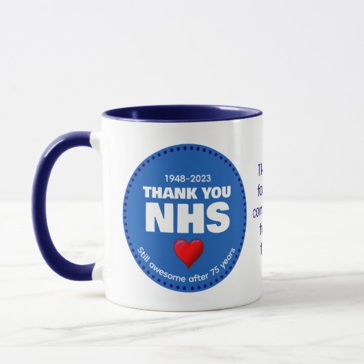 NHS 75年 マグカップ (左)