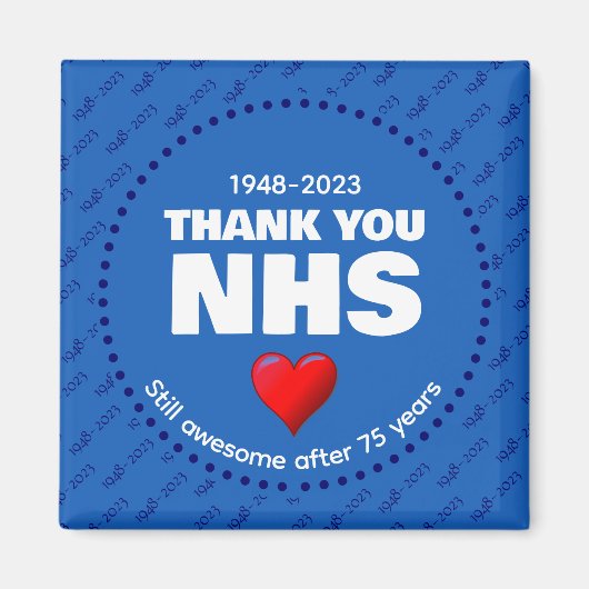 NHS 75年 マグネット (正面)