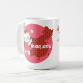 Ni Hao Kitty | 中国文化キャット文化遺産ギフト コーヒーマグカップ (正面左)