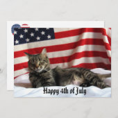 Nia The Cat's Happy Independence Day America シーズンカード (正面/裏面)