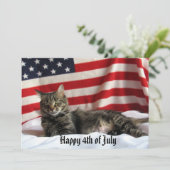 Nia The Cat's Happy Independence Day America シーズンカード (スタンド正面)
