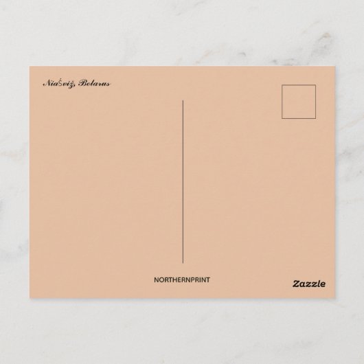 Niaboxviz Beluusの空中表示 ポストカード (裏面)