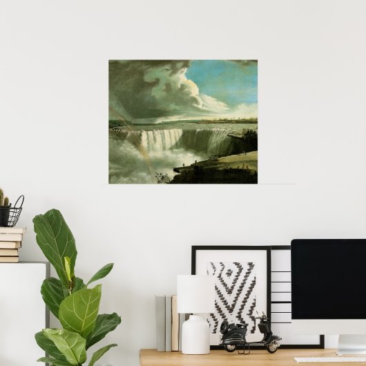Niagaraの滝From Table Rock by John Vanderlyn ポスター (ホームオフィス)