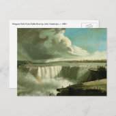 Niagaraの滝From Table Rock by John Vanderlyn ポストカード (正面/裏面)