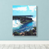 NIAGARA滝 – 表示 キャンバスプリント (インサイチュ (ウッドフロア))