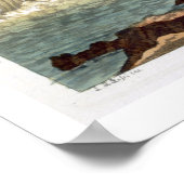 Niagara Falls, 1818 (colour engraving) ポスター (角)