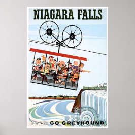 Niagara Falls Art Canada Print USA Travel Poster ポスター