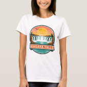 niagara falls canada retro design  tシャツ (正面)