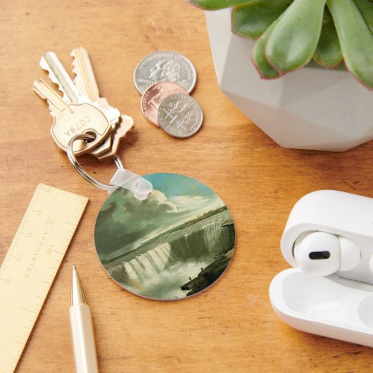 Niagara Falls From Table Rock by John Vanderlyn キーホルダー (デスク)