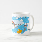 Niagara falls Mag コーヒーマグカップ (正面右)