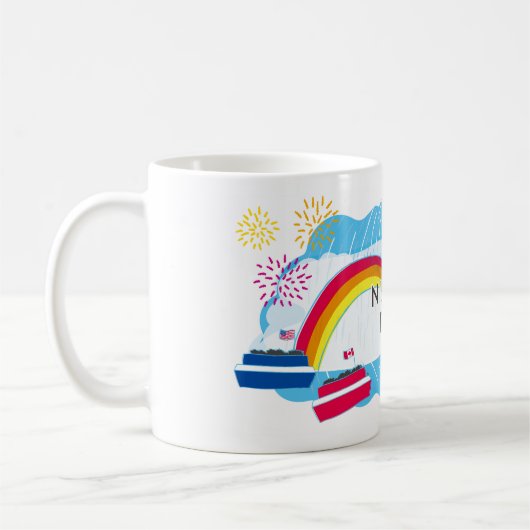Niagara falls Mag コーヒーマグカップ (左)