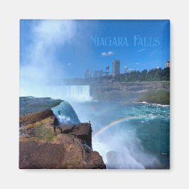 Niagara Falls mit Regenbogen マグネット