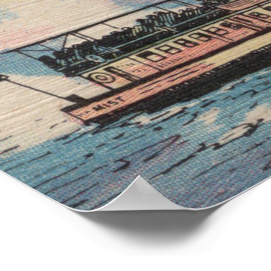 Niagara Falls, New York - Large Letter Scenes 5 ポスター (角)