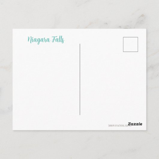 Niagara Falls, Ontario, Canada ポストカード (裏面)