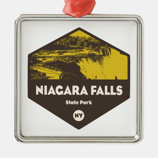 Niagara Falls State Park New York メタルオーナメント (正面)