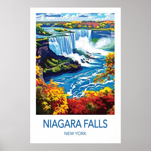 Niagara Falls Travel Poster ポスター (正面)