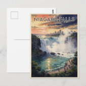 Niagara Falls USA Canada Vintage ポストカード (正面/裏面)