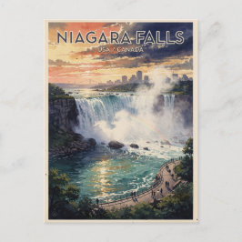 Niagara Falls USA Canada Vintage ポストカード