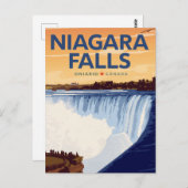 Niagara Falls Vintage Poster ポストカード (正面/裏面)