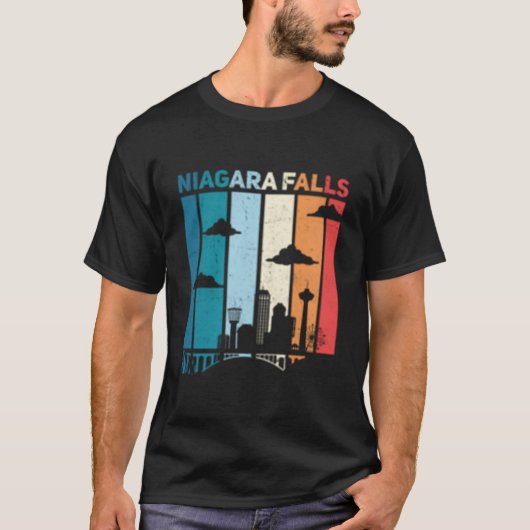 Niagara Falls Waterfall Canada Niagara Falls Tシャツ (正面)
