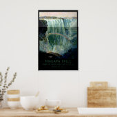 Niagara Falls Waterfall Canada USA Vintage Travel ポスター (キッチン)