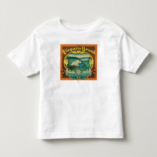 Niagraのオレンジラベル トドラーTシャツ (正面)