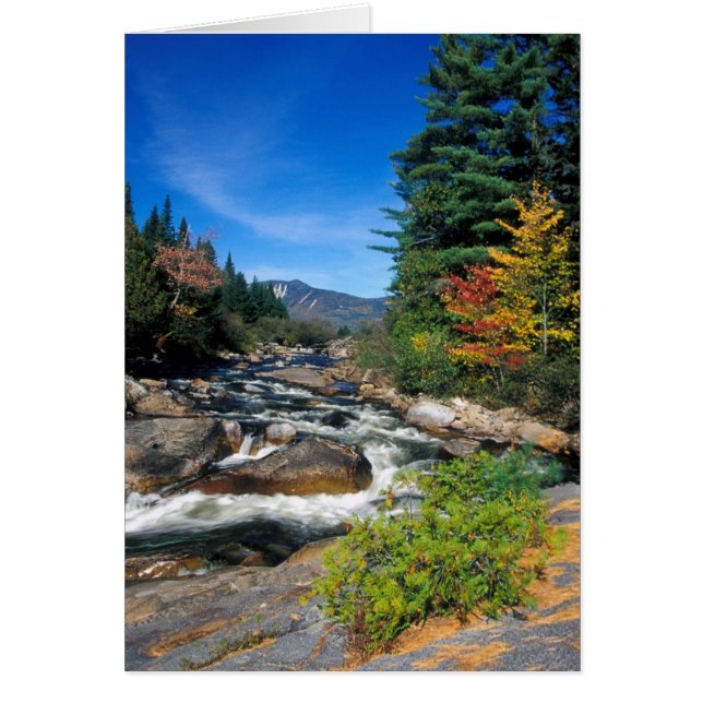 Niagraの少し滝、アパラチア山脈の道、メイン (正面)