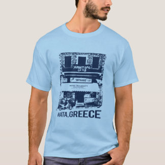 Niata Zotaliの男性Tシャツ(淡いブルーの) Tシャツ