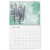 Nicリス風景画 カレンダー (1月 2023)