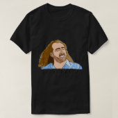 Nic cage con air hair tシャツ (デザイン正面)