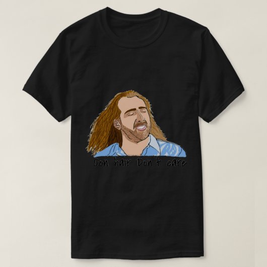 Nic cage con air hair   tシャツ (デザイン正面)