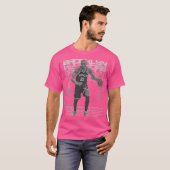 Nic Claxtonバスケットボールアートネット Tシャツ (正面フル)