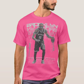 Nic Claxtonバスケットボールアートネット Tシャツ