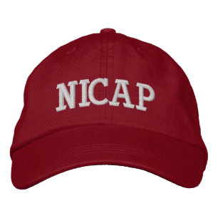 NICAPロゴ 超常現象研究野球帽 刺繍入りキャップ