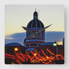 Nicaragua - Cathedral of Granada スクエア壁時計